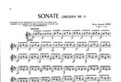Sonate von Silvius Leopold Weiss 