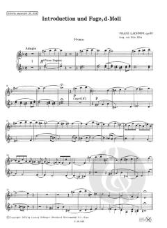 Introduction und Fuge d-moll op. 62 von Franz Lachner 