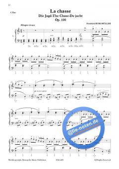 25 Etudes Faciles Op 100 von Friedrich Burgmüller 