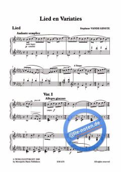 Lied en Variaties von Stephane Vande Ginste 