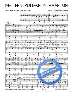 Met een putteke in haar kin von Marcel Hellemans 