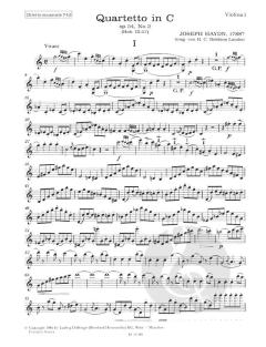 Streichquartett C-Dur Hob. III:57 op. 54/2 von Joseph Haydn im Alle Noten Shop kaufen (Stimmensatz)