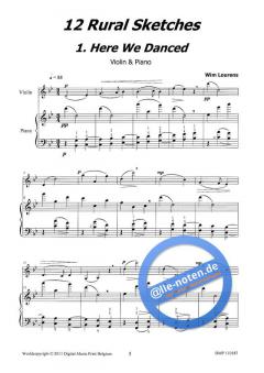 12 Rural Sketches von Wim Lourens 