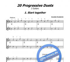 20 Progressive Duets von Annette Kruisbrink 
