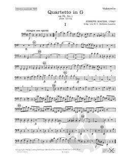 Streichquartett G-Dur Hob. III:75 op. 76/1 von Joseph Haydn im Alle Noten Shop kaufen (Stimmensatz)