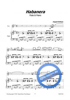 Habanera von August Delhaye 
