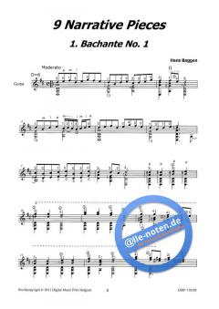 9 Narrative Pieces von Hans Baggen 