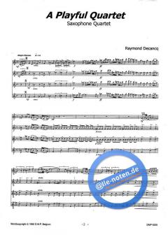 A Playful Quartet von Raymond Decancq 