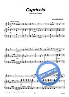 Capriccio von August Delhaye 