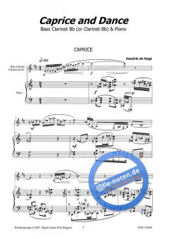 Caprice & Dance von Hendrik de Regt 