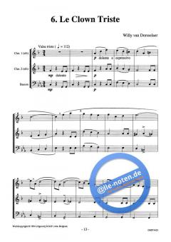 Circusparade von W. van Dorsselaer für Holzbläser Trio im Alle Noten Shop kaufen