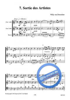 Circusparade von W. van Dorsselaer für Holzbläser Trio im Alle Noten Shop kaufen