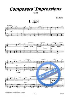 Composers' Impressions von Erik Buyle 