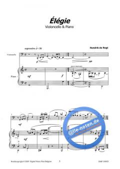 Elégie von Hendrik de Regt 