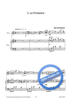 Five Pieces for Flute von Alex Christiaens 