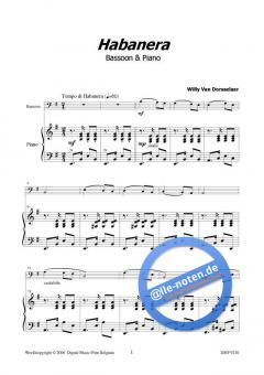 Habanera von Willy van Dorsselaer 