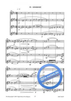 Partita for Sax Quartet von Hendrik de Regt 