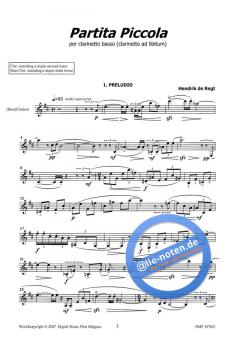 Partita Piccola von Hendrik de Regt 