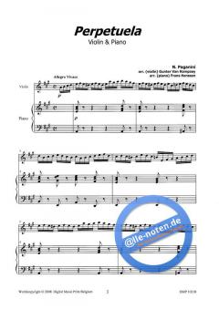 Perpetuela von Niccolò Paganini 