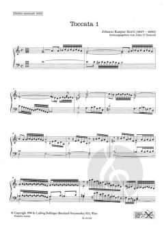 Sämtliche Werke für Tasteninstrumente Band 1 von Johann Kaspar Kerll 