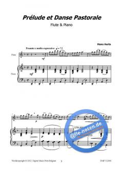 Prélude et Danse Pastorale von Hans Aerts 