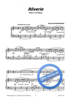 Rêverie von Jenny van Rysselberghe für Horn und Klavier
