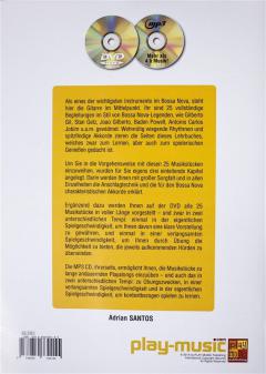 25 Bossa Nova für Gitarre von Adrian Santos 