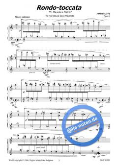 Rondo-toccata von Johan Sluys 