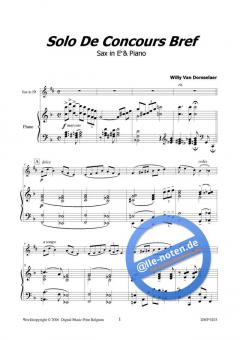 Solo de concours bref von Willy van Dorsselaer 