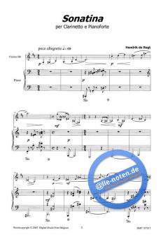Sonatina von Hendrik de Regt 