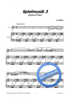 Spielmusik III von August Delhaye 