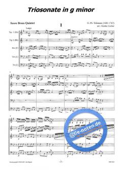 Triosonate in a (Georg Philipp Telemann) 