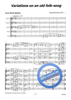 Variaties op een oud volkslied (Raymond Decancq) 