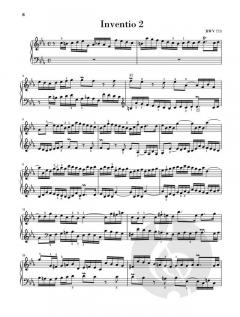 Inventionen und Sinfonien BWV 772-801 von Johann Sebastian Bach 