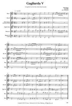 Gagliarda V für Holzbläser Quintett im Alle Noten Shop kaufen
