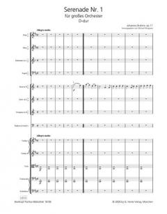 Serenade Nr. 1 D-dur op. 11 von Johannes Brahms 