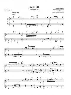 Suite No. 7 d-Moll HWV 432 von Georg Friedrich Händel 