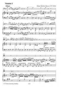 Six Sonates Concertants, Sonaten I-II von Johann Melchior Dreyer 