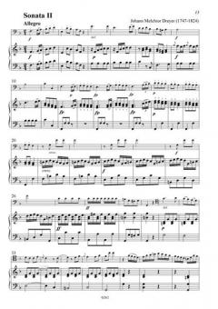 Six Sonates Concertants, Sonaten I-II von Johann Melchior Dreyer 