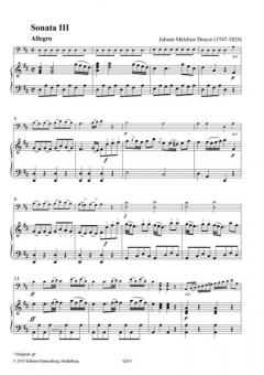 Six Sonates Concertants, Sonaten III-IV von Johann Melchior Dreyer 