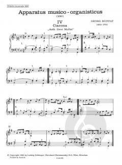 Apparatus musico-organisticus Band 4 von Georg Muffat 