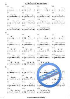 Groove Koordination für Drum-Set Band 2 - Jazz Edition von Andre Oettel 