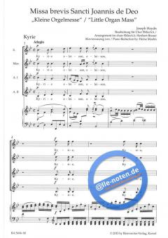 Missa brevis St. Joannis de Deo Hob. XXII:7 'Kleine Orgelmesse' (Joseph Haydn) 
