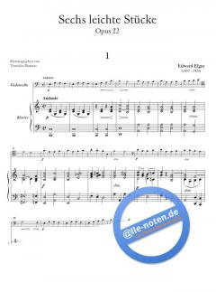 Sechs leichte Stücke Op. 22 von Edward Elgar 
