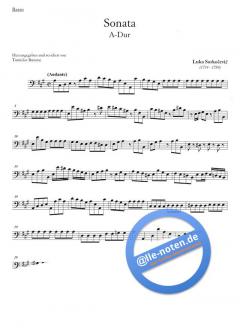 Sonata A-Dur von Luka Sorkočevič 