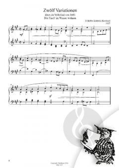 Zwölf Variationen über ein Volkslied von 1603 von Felicitas Kukuck 