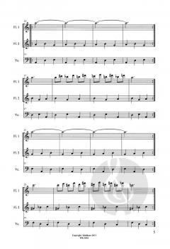 Trio für zwei Flöten und Violoncello (Max Maxelon) 