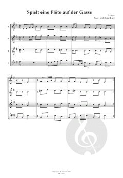 Lieder der Völker, Blockflötenquartette, Heft 15 
