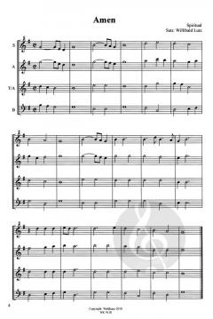 Lieder der Völker, Blockflötenquartette, Heft 21 