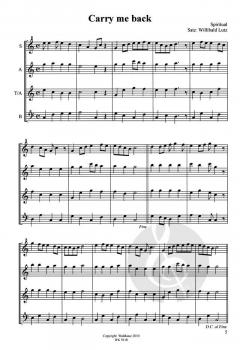 Lieder der Völker, Blockflötenquartette, Heft 21 